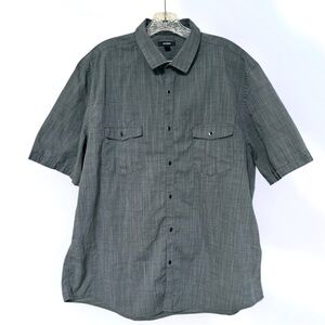 Alfani‎ Men’s Short Sleeve Button Up Shirt Size XXL